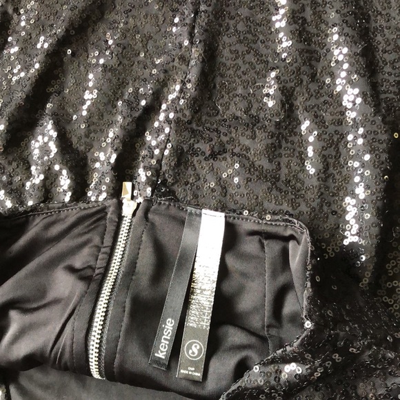 Kenzie - Small - Black Sequin Mini Skirt - Picture 6 of 6